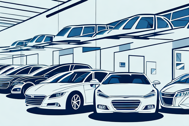 Attract More Customers as a Car Salesman: Proven Strategies 2 A car dealership with customers looking at cars in the showroom