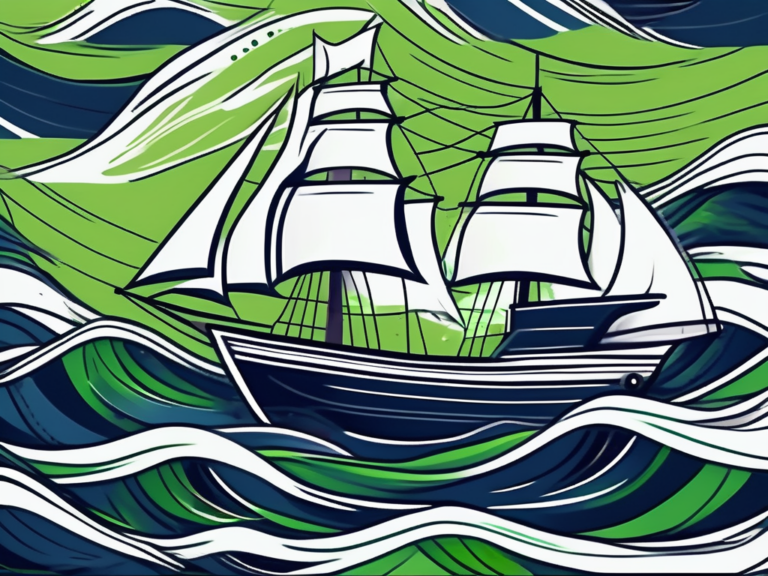 10 of the Best Tips for Overcoming Rejection in Sales with Confidence 6 A sturdy ship navigating through stormy seas