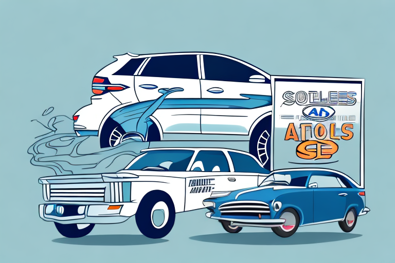 Increase Car Sales at Your Independent Dealership: Proven Methods 4 A car dealership with a sign showing increased sales