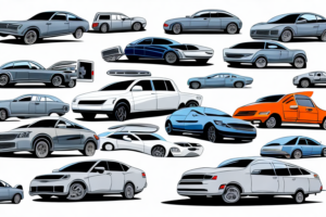 A used car dealership